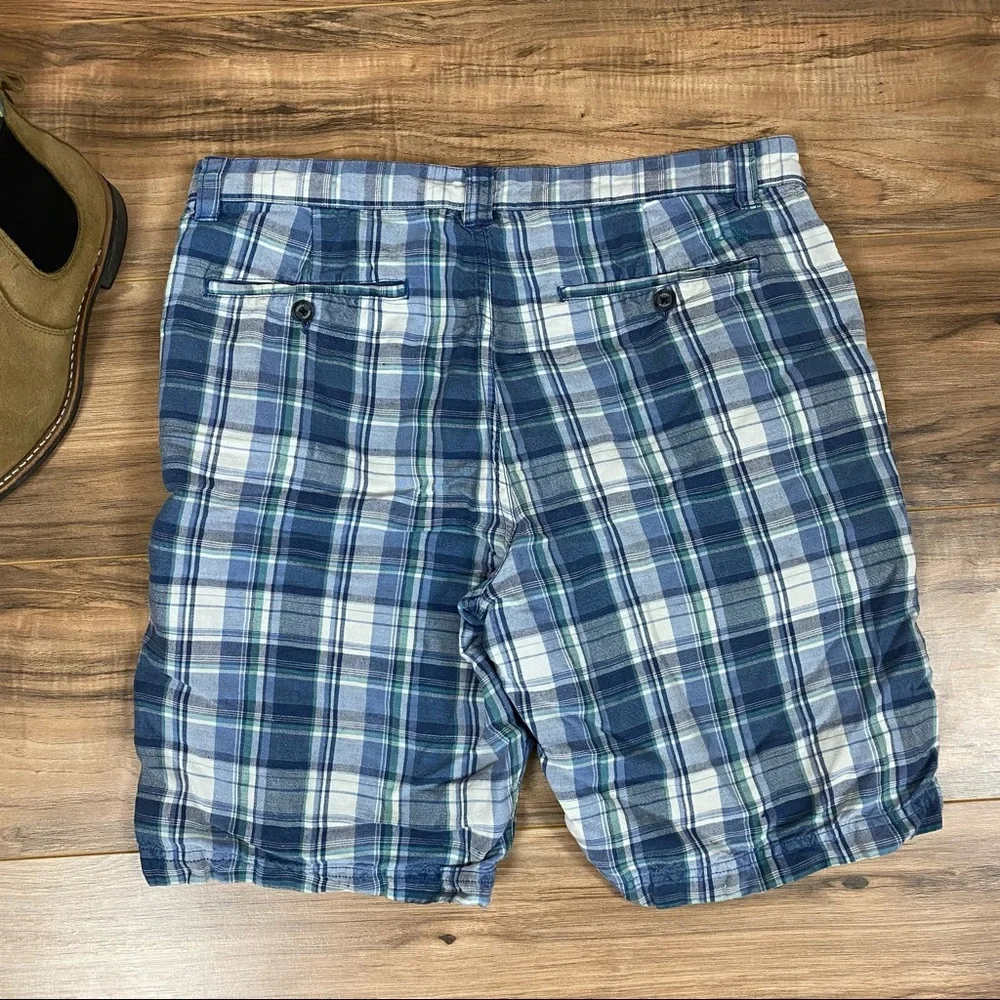 Tommy‎ Bahama Plaid Shorts (2 Pairs) Men's 33 Color Blue